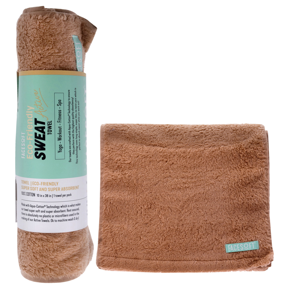 Eco Sweat Active Towel - Hazelnut by Facesoft for Unisex - 1 Pc Towel